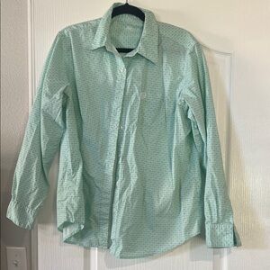 Wrangler Mint Patterned Shirt